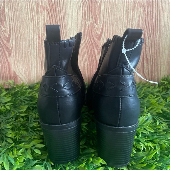 Frye and Co. Palma Stacked Womens Ankle Western Heel Booties - Picture 6 of 8